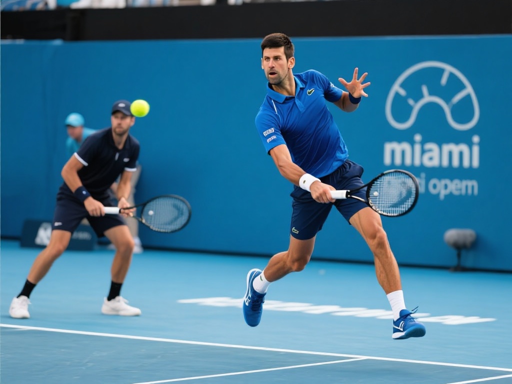 德约强势晋级迈阿密半决赛 生涯百冠目标近在咫尺 在最近的迈阿密公开赛中,德约科维奇展现了