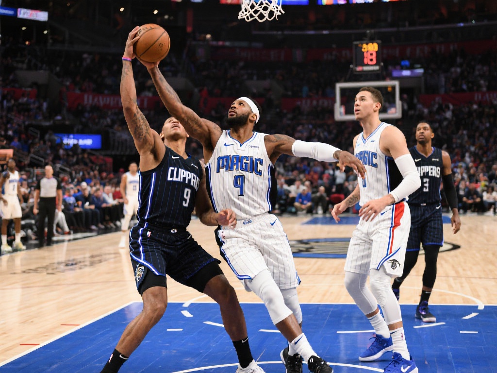 刚刚解说完快船与魔术激烈对决全程回顾 随着距季后赛门槛越来越近,每场NBA比赛