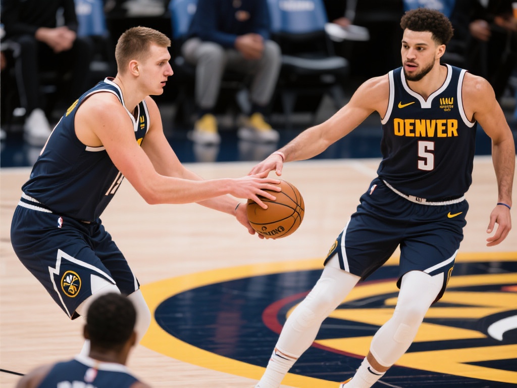 约基奇妙传轻吊内线 戈登转身暴扣尽显霸气