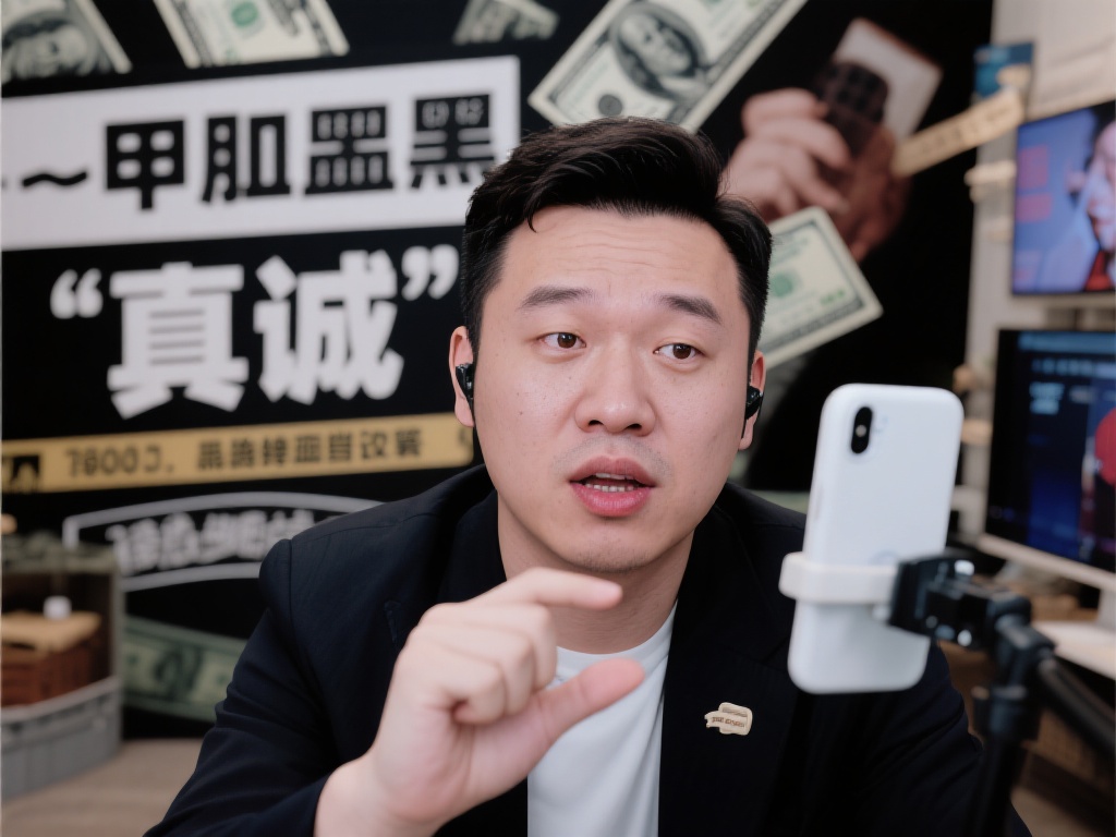 1场直播揭露16亿黑钱泡汤,真诚成为甲亢哥与中国的共同语言! 尤其是在这场揭露黑钱的直播中,甲亢哥没有